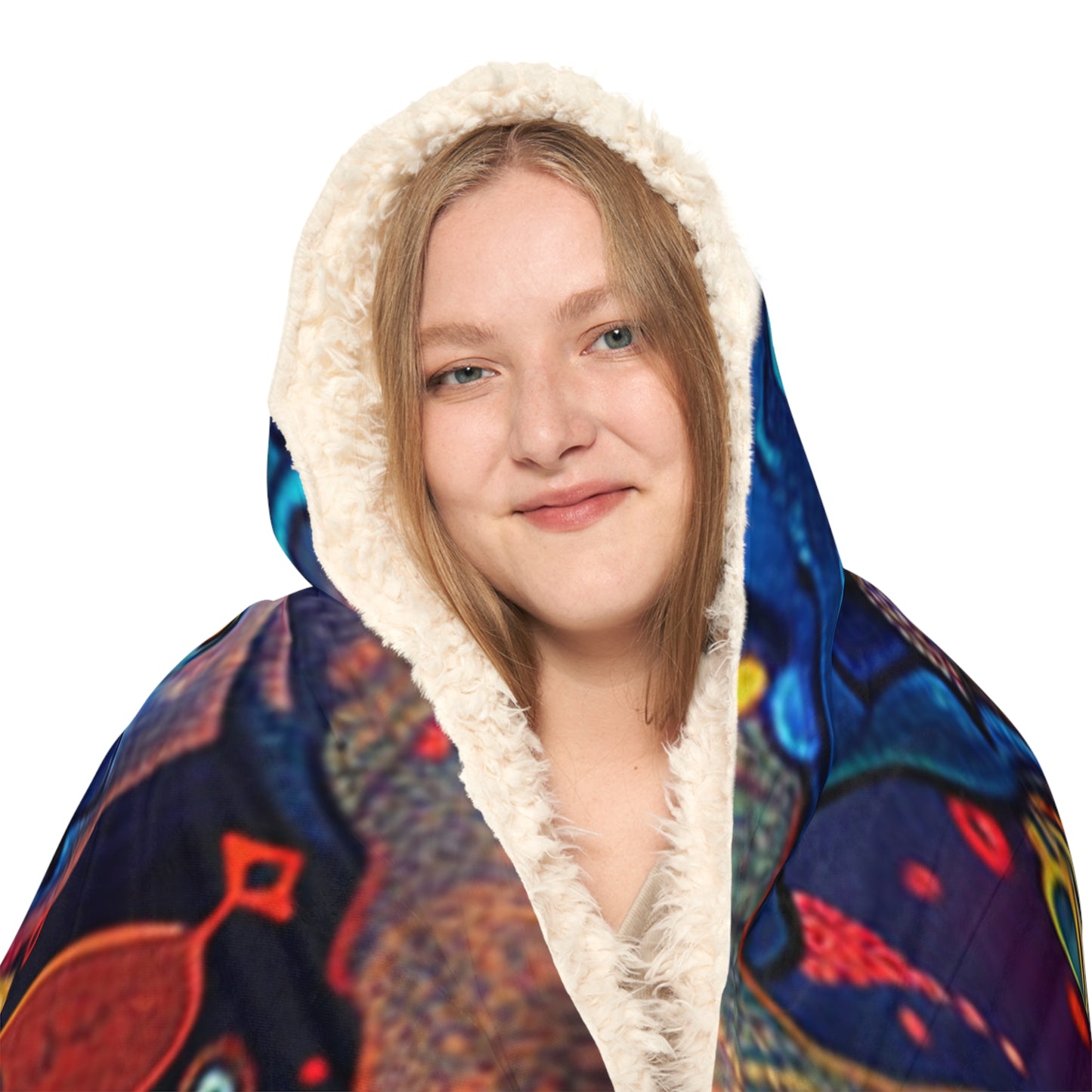 Cosmic Cozy Snuggle Blanket | Festival Gift, Unique Wrap, Bohemian Throw, Art-Inspired Blanket, Home Decor