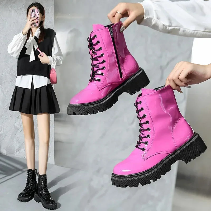 Riot Platform Combat Boots
