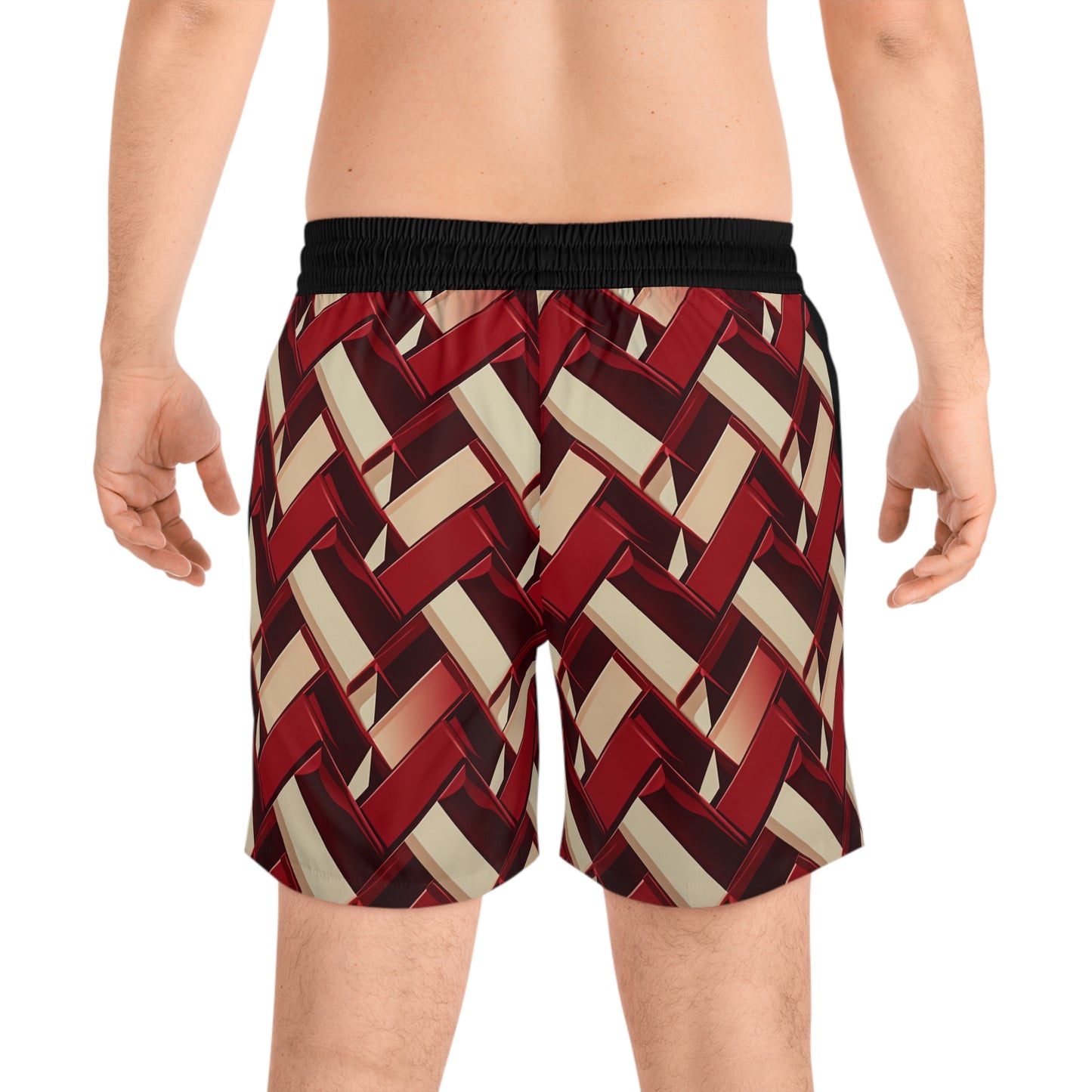 Velvet Geometry Swim Shorts