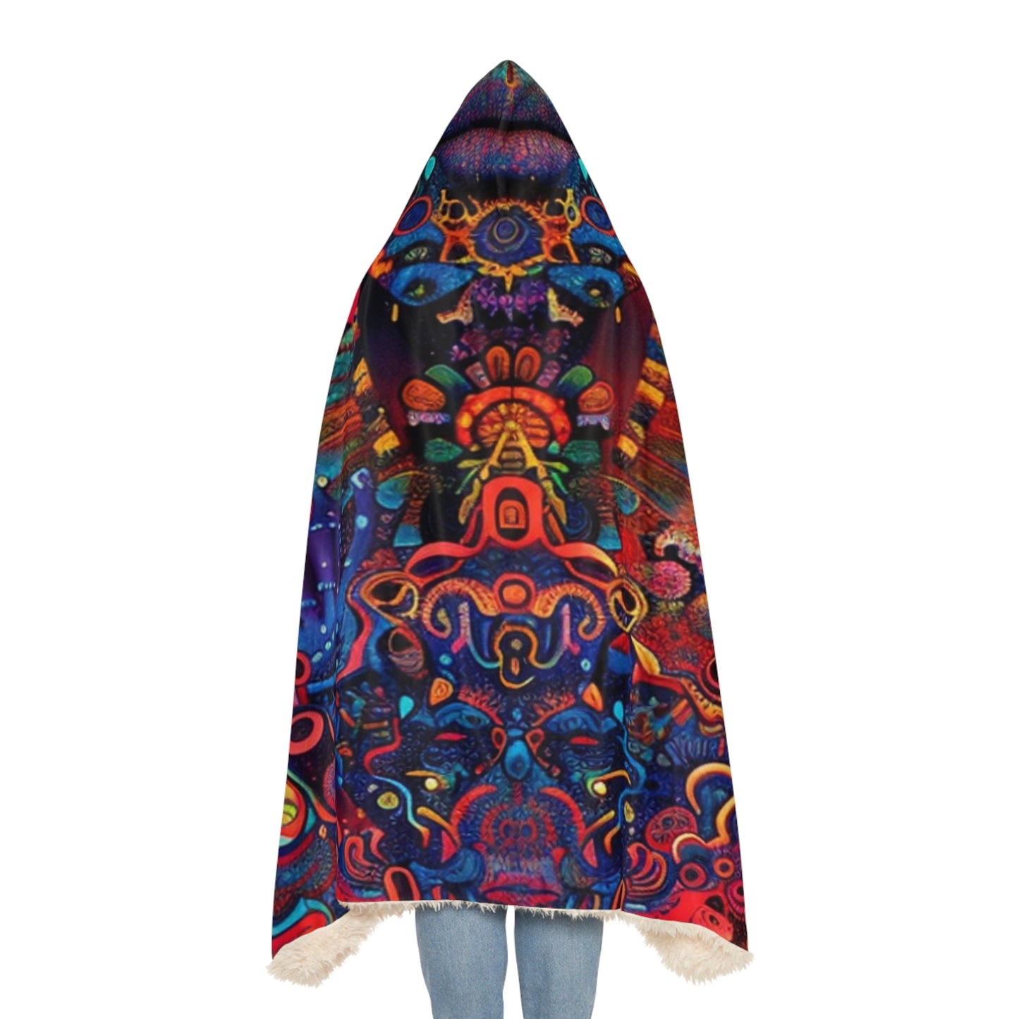 Spirit Circuit Hooded Blanket | Cozy Cuddle Wrap, Perfect for Gift Giving, Home Decor, Festivals, and Relaxation