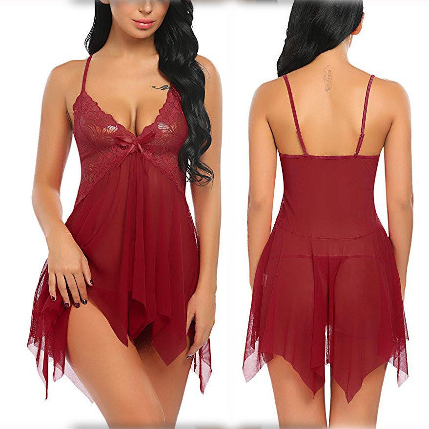 Suspender Veil Two-Piece Set