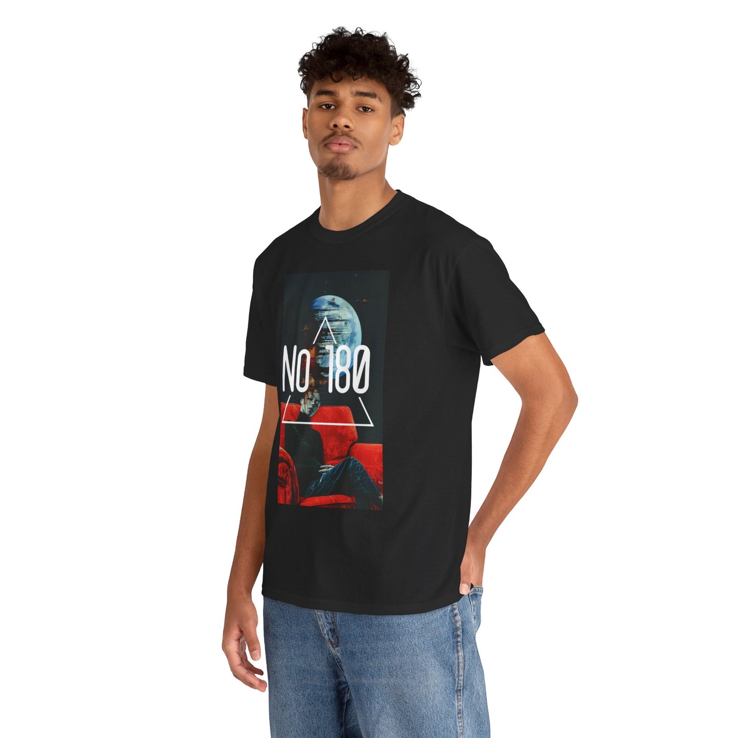 Retro No 180 Graphic Unisex Heavy Cotton Tee