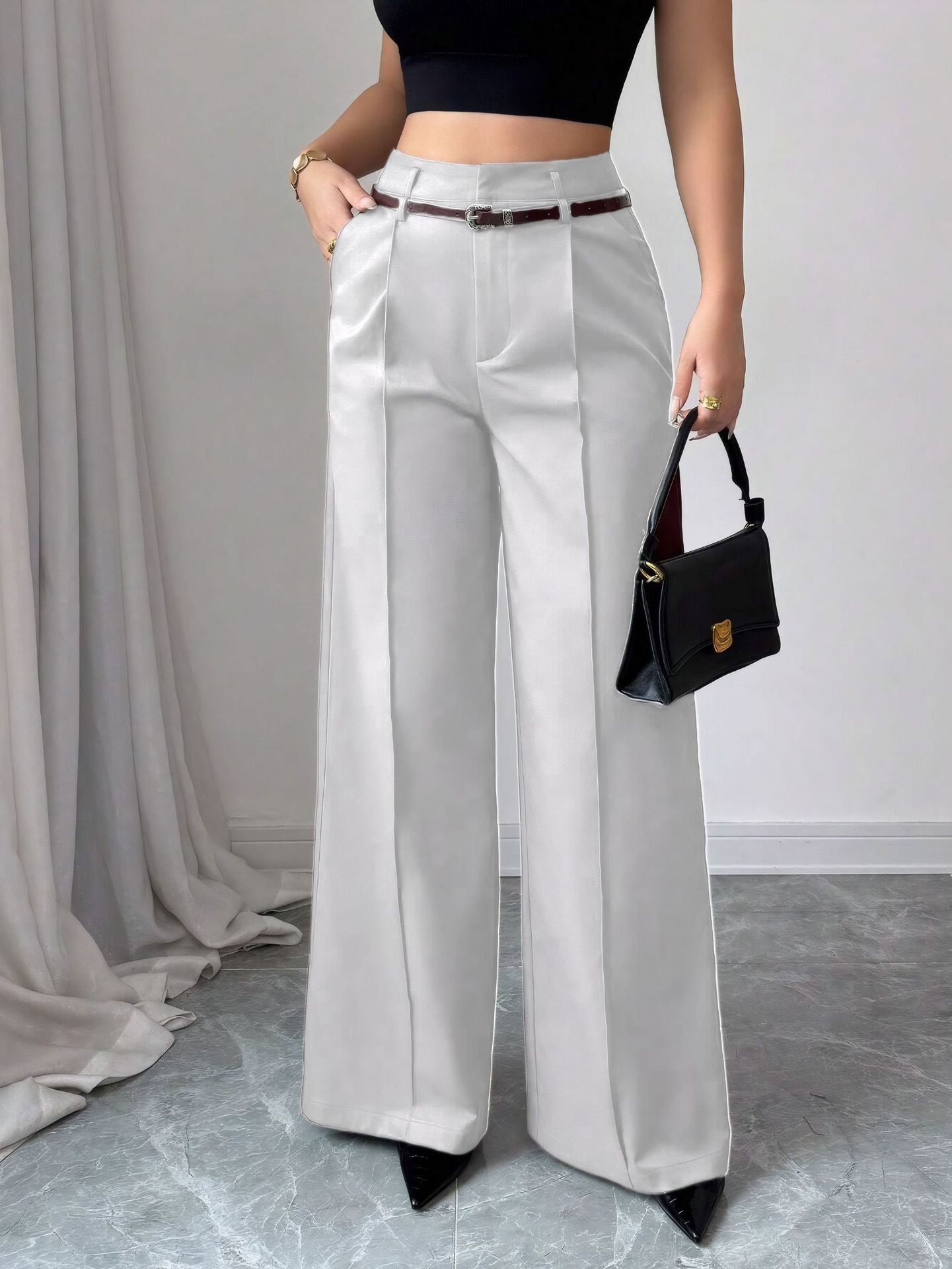 Meridian Straight-Leg Trousers