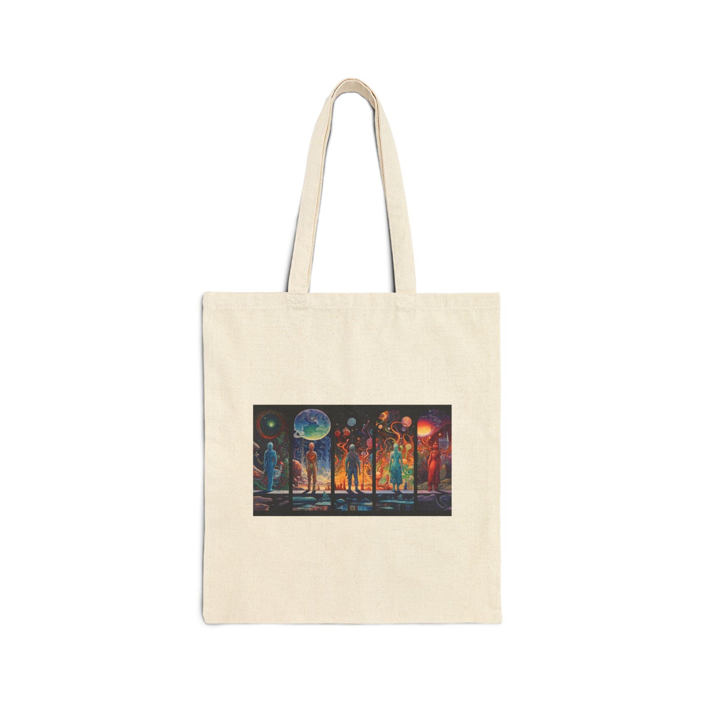 Neptune's Embrace Cotton Canvas Tote Bag