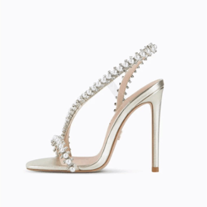Halo Beaded Heels
