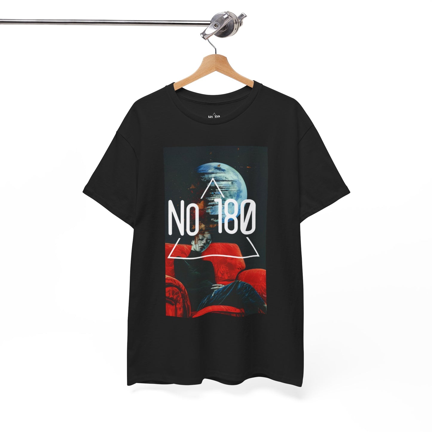 Retro No 180 Graphic Unisex Heavy Cotton Tee