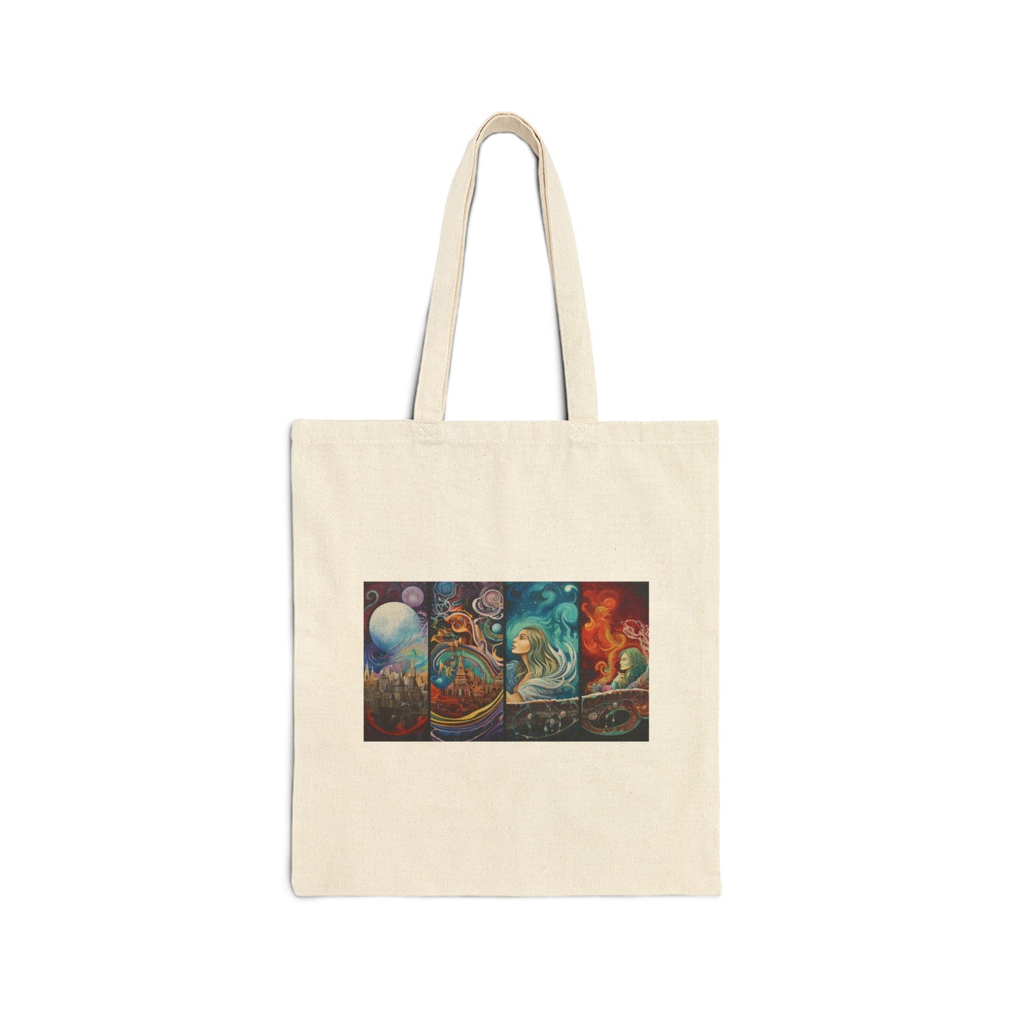 Neptune's Embrace Cotton Canvas Tote Bag