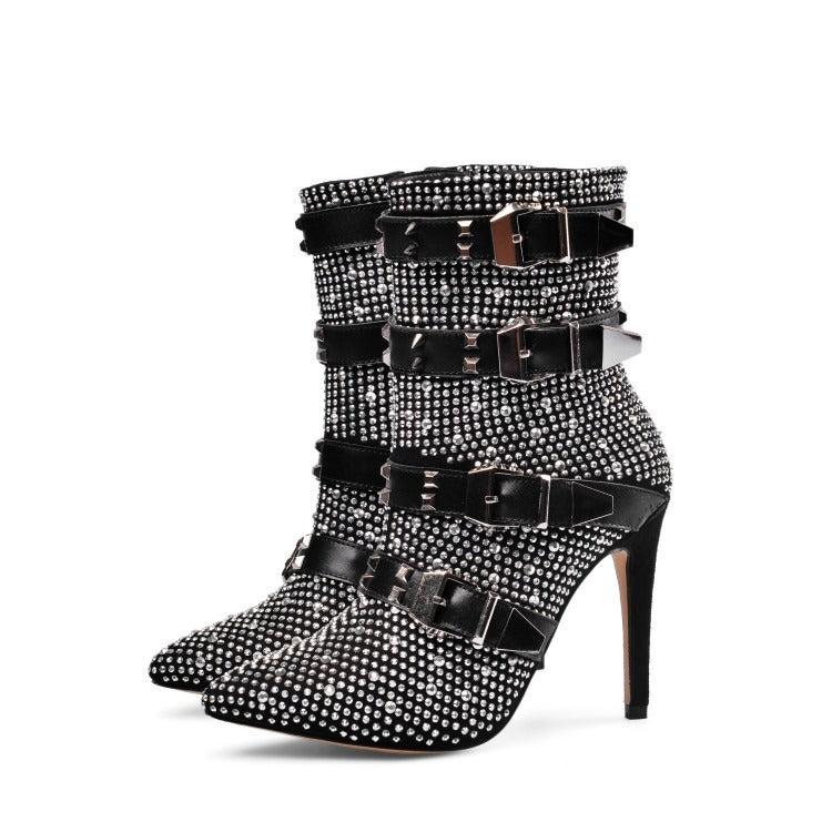 Rivet Moto Ankle Boots