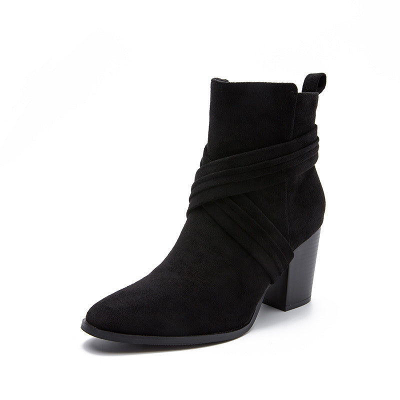 Relic Embossed Suede Ankle Boots