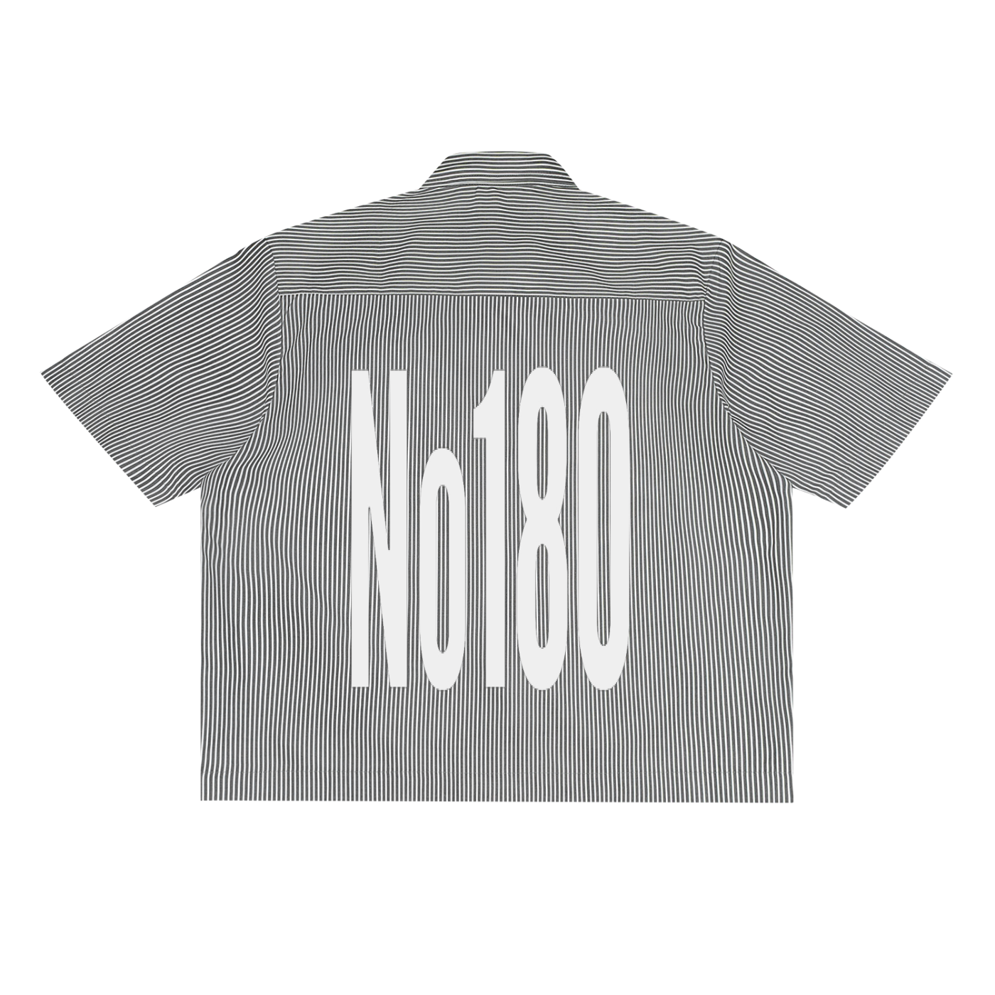 No 180 Signal Stripe Boxy Shirt
