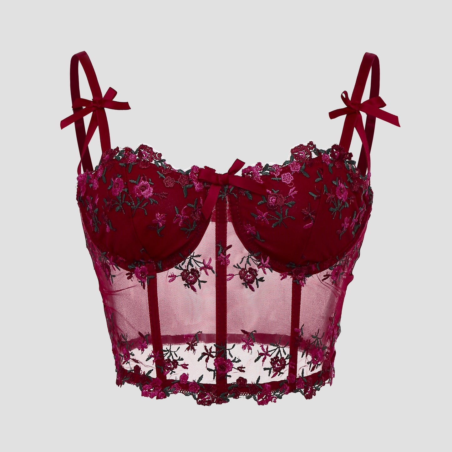 Rosette Bloom Bustier