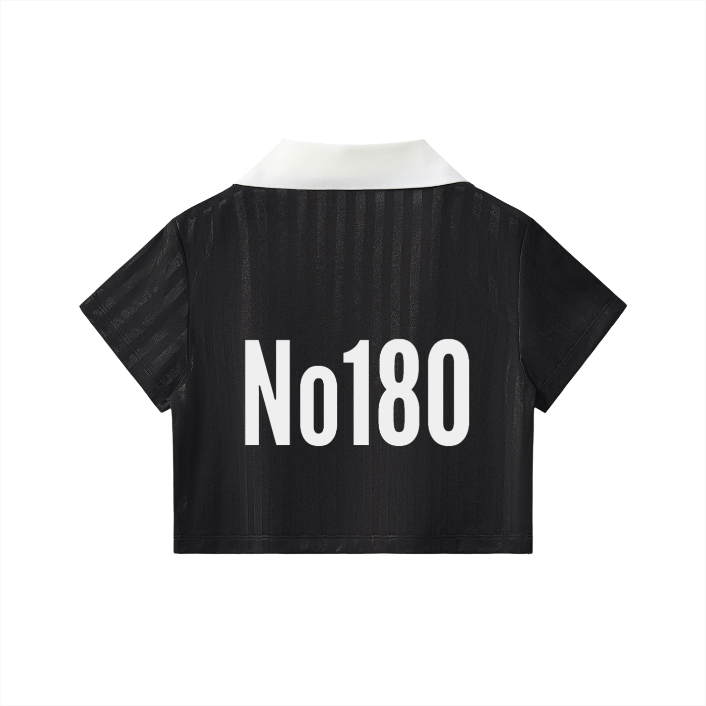 No 180 Contrast Collar Cropped Jersey