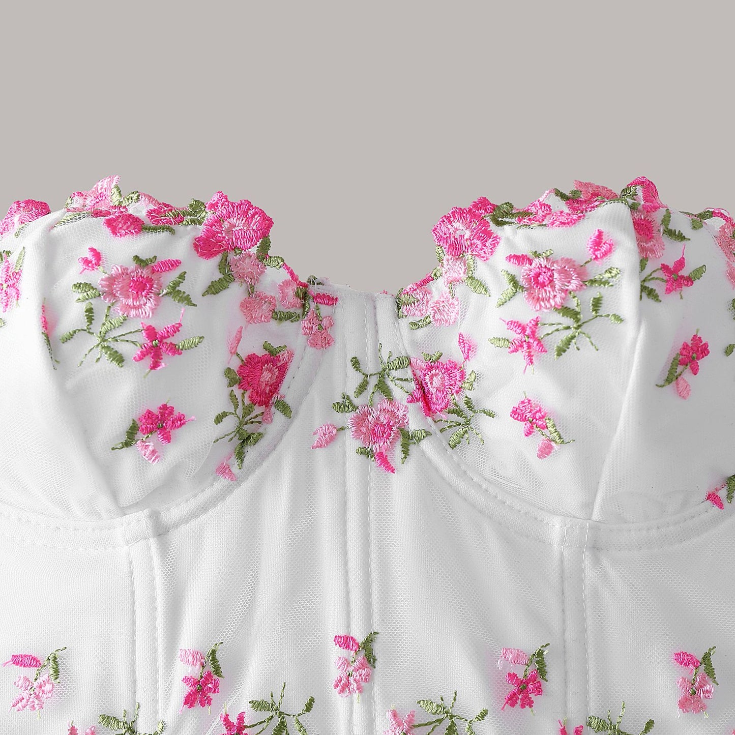 Rosé Petal Corset Top
