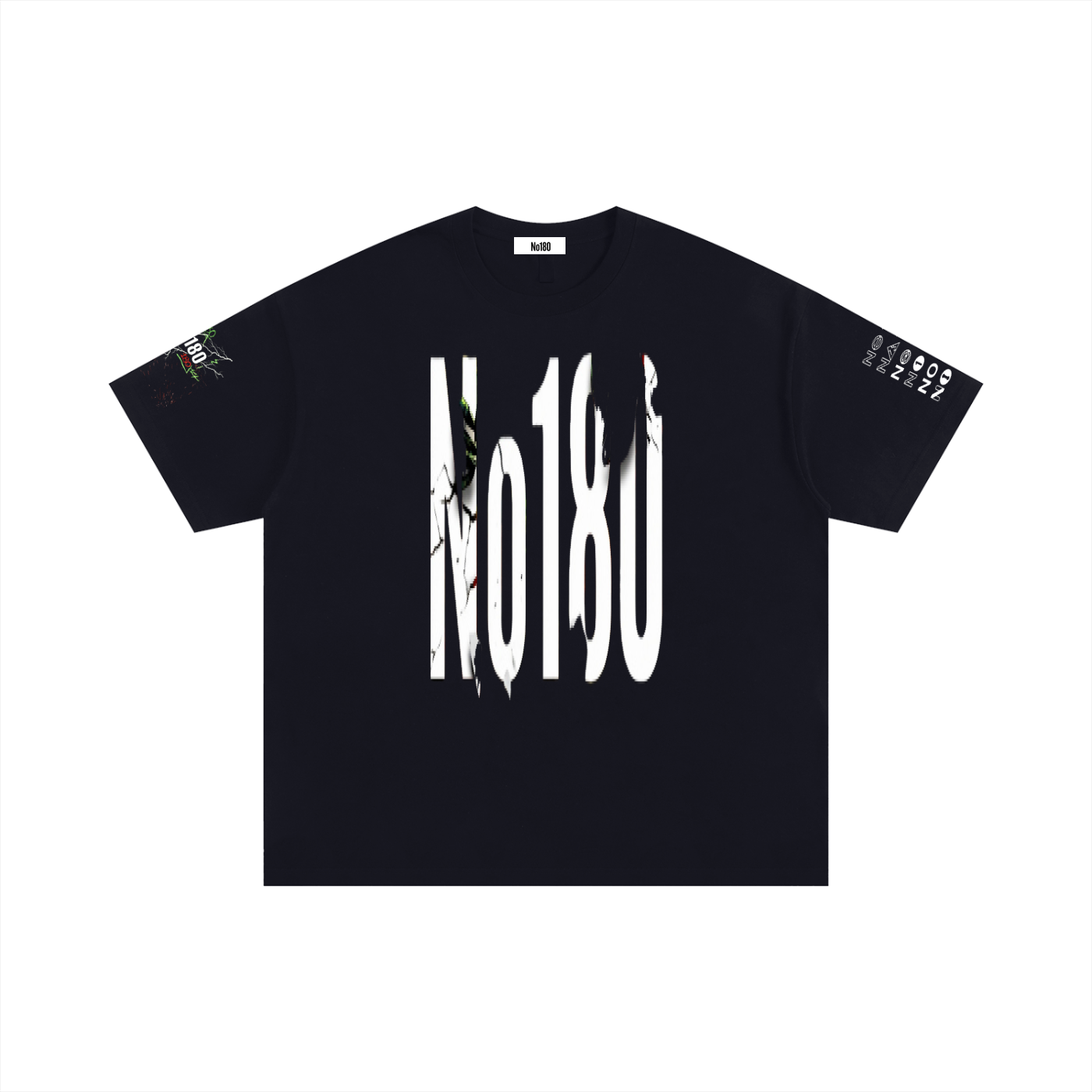 No 180 Crown of Chaos Oversized Tee