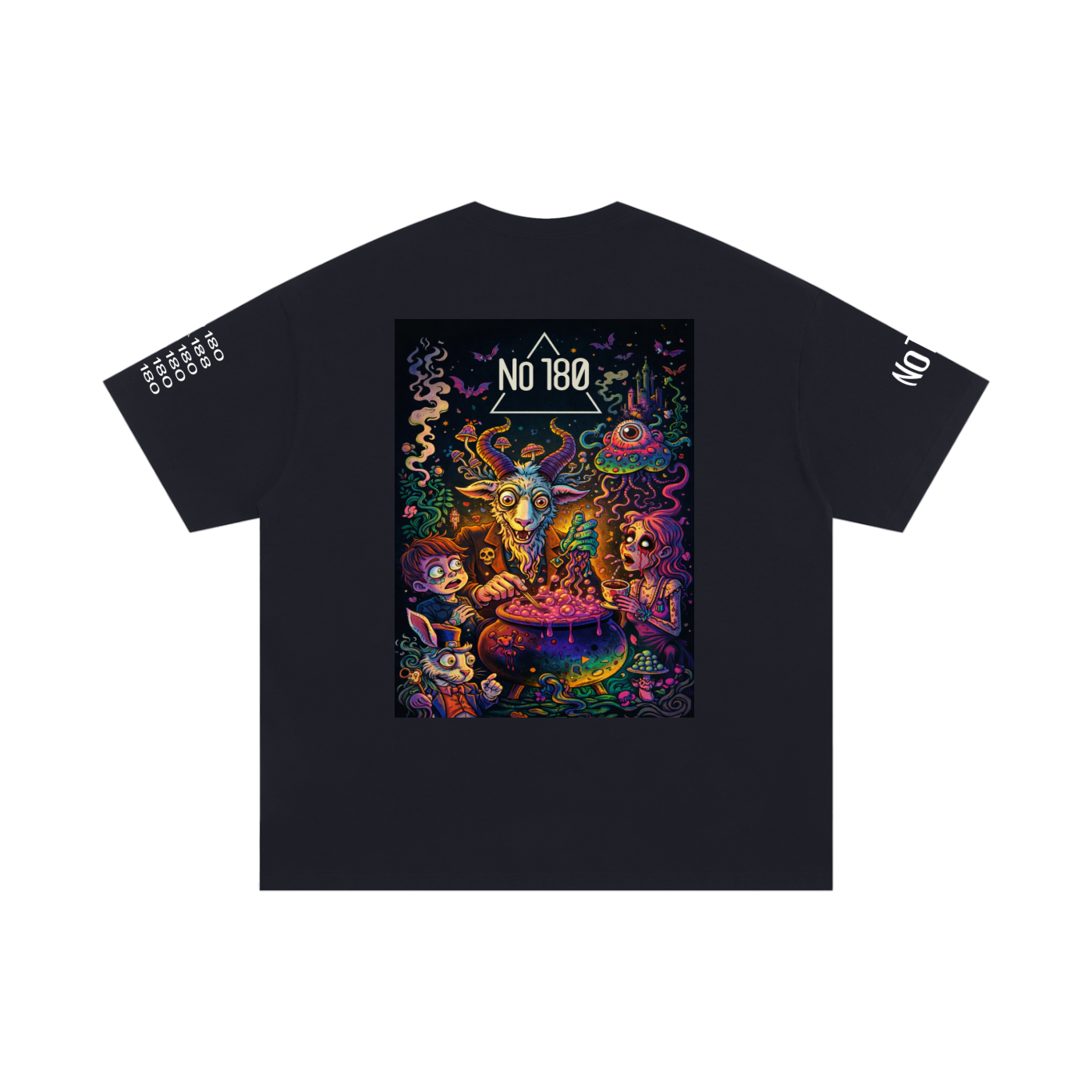 No 180  Midnight Cauldron Ritual Oversized Tee