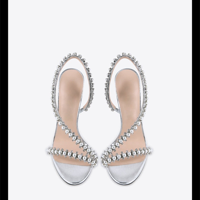 Halo Beaded Heels