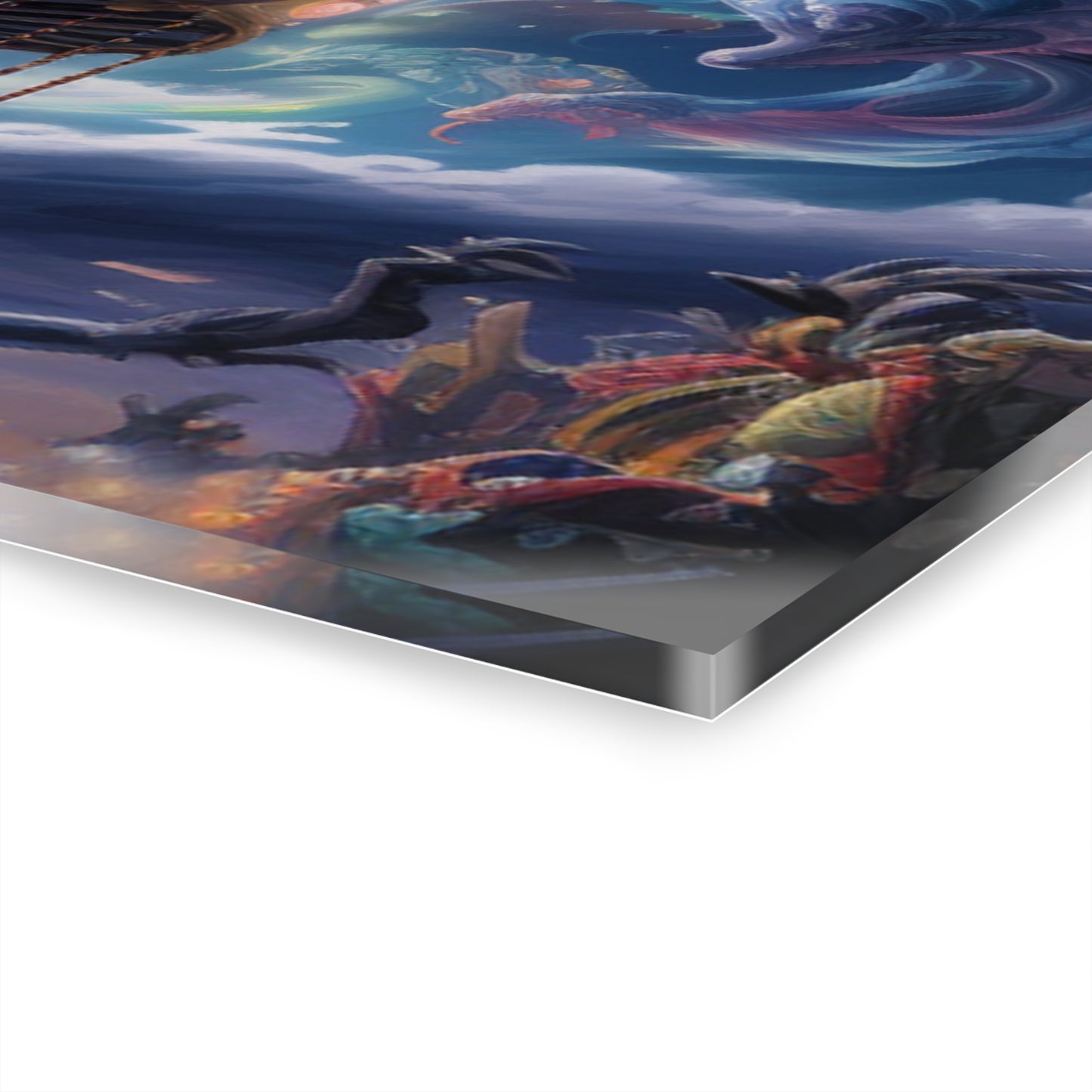 Nova's Folly | Fantasy Acrylic Print Wall Art  Carousel Artwork, Home Decor, Gift for Art Lovers, Unique Wall Hanging