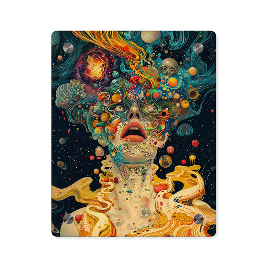 Psyquasar | Vibrant Acrylic Wall Art Panels, Abstract Decor for Home, Unique Gifts, Colorful Artwork for Living Rooms, Psychedelic Art
