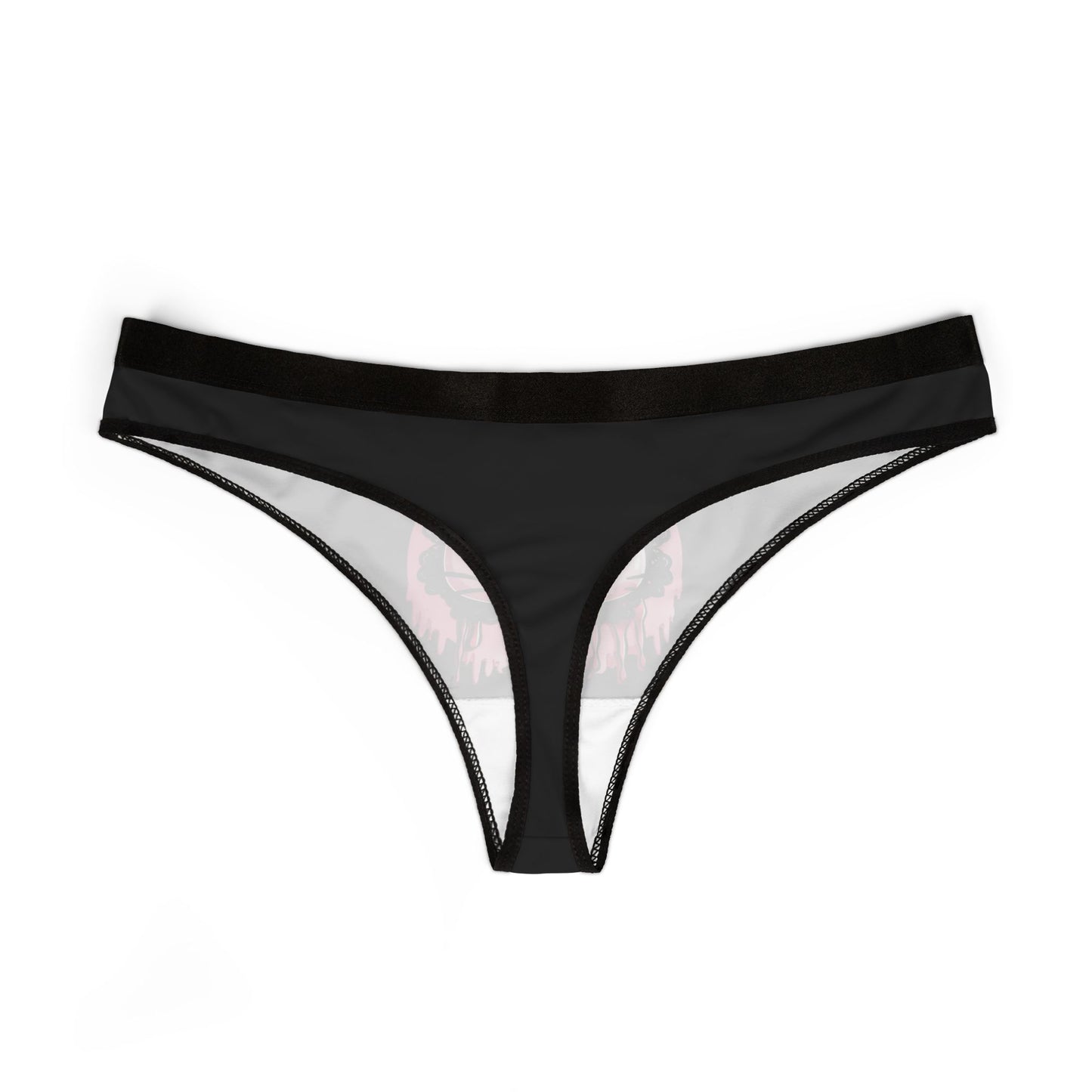Cream Kitty Thongs