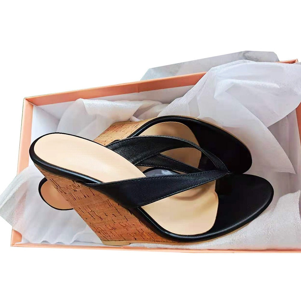 Carved Wrap Heels