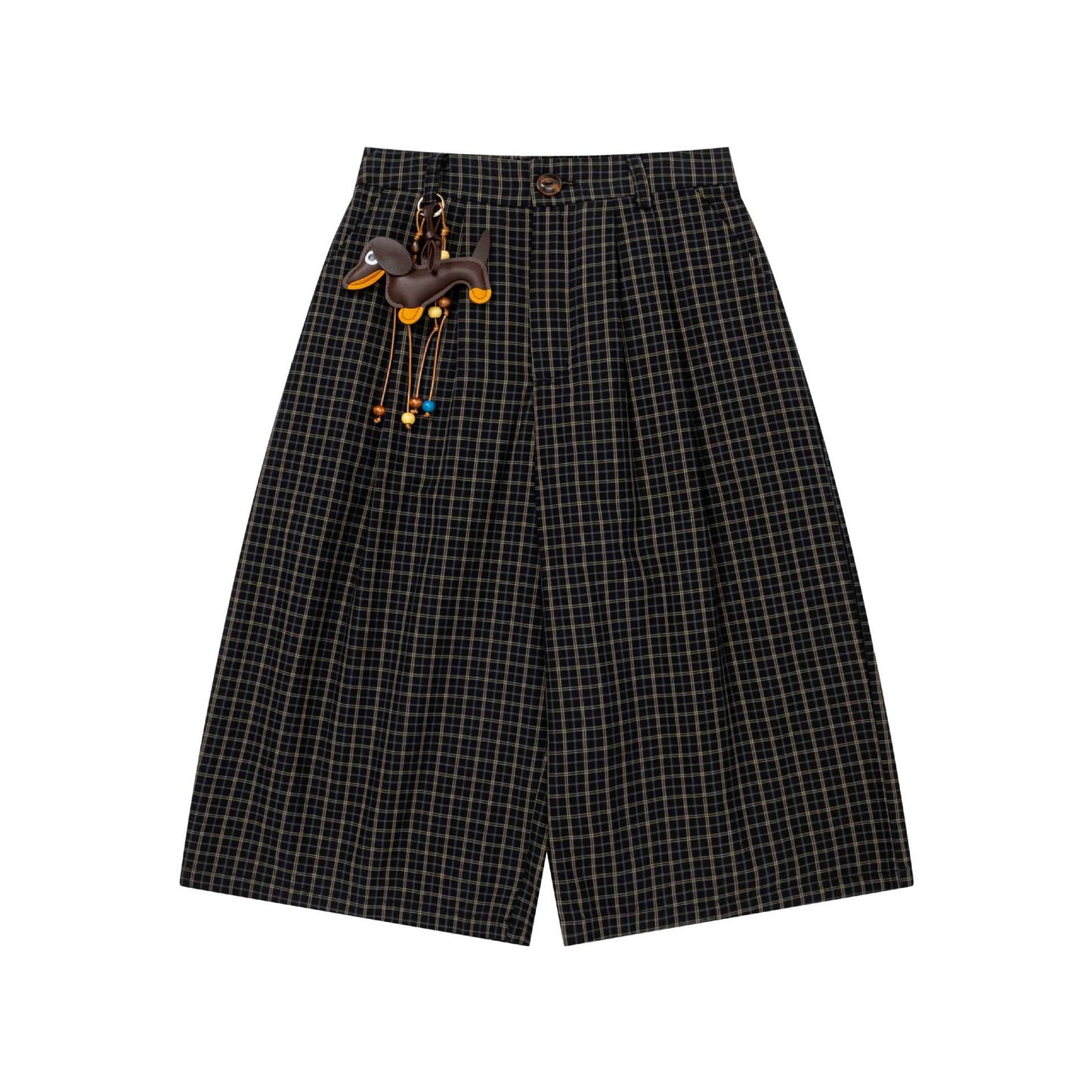 Oxford Pleated Shorts