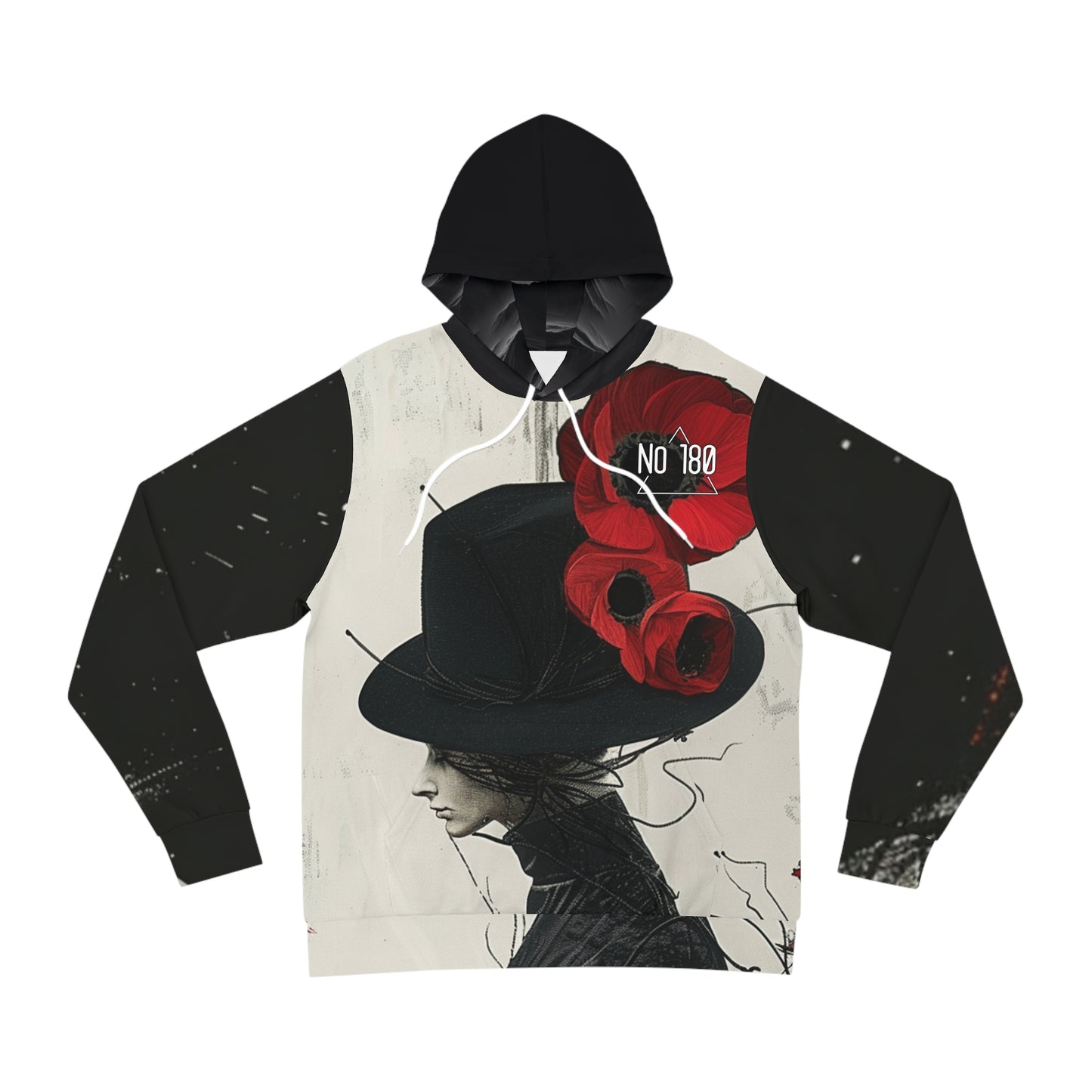 Men's Hoodie - Scarlet Blossom