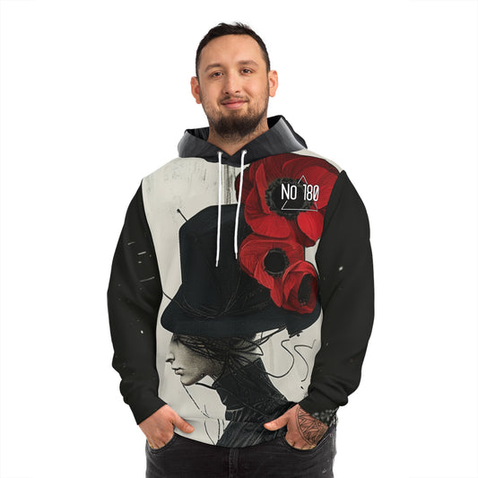 Men's Hoodie - Scarlet Blossom