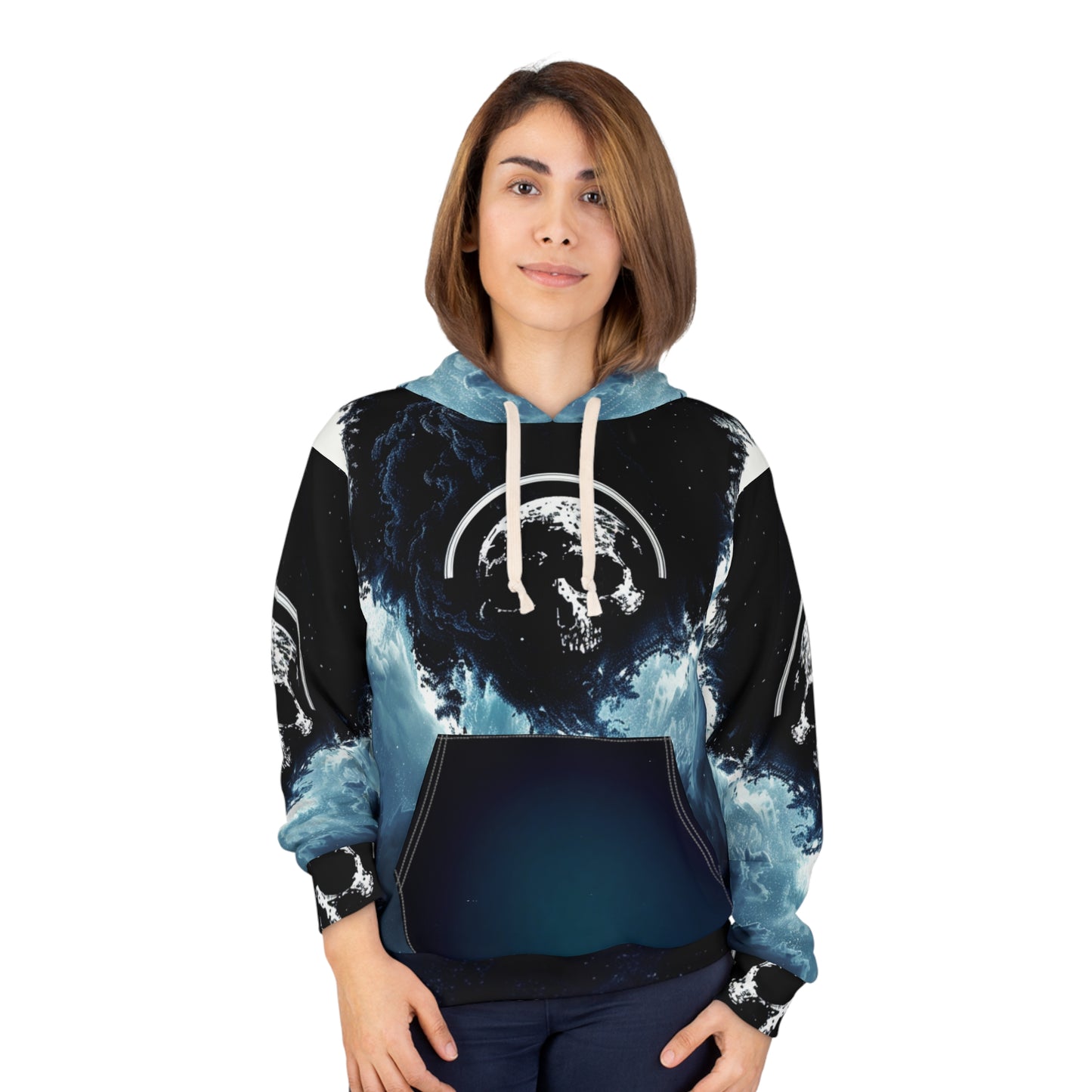 Men's Hoodie - Skull of the Cosmos