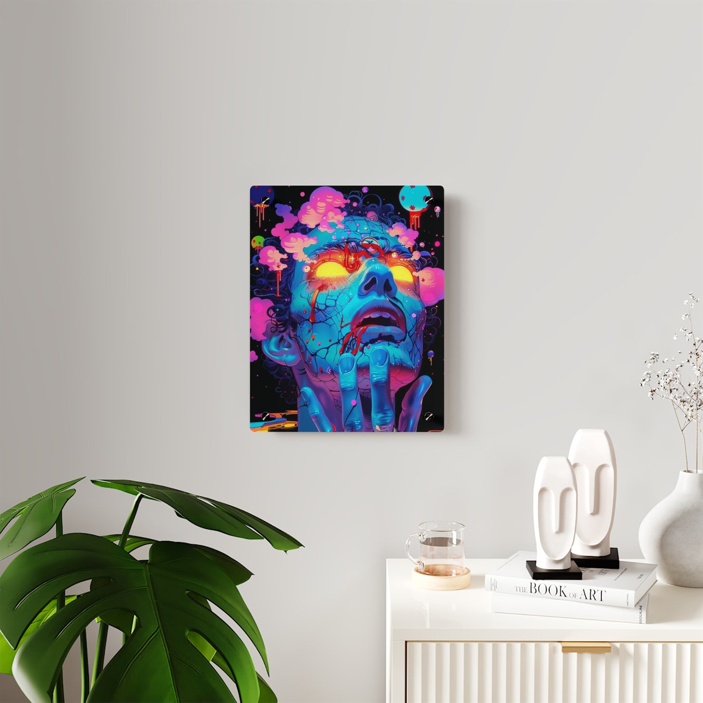 Vexalune | Vibrant Acrylic Wall Art Panels, Stunning Home Decor, Unique Wall Art for Gift, Contemporary Art Display, Psychedelic Artwork