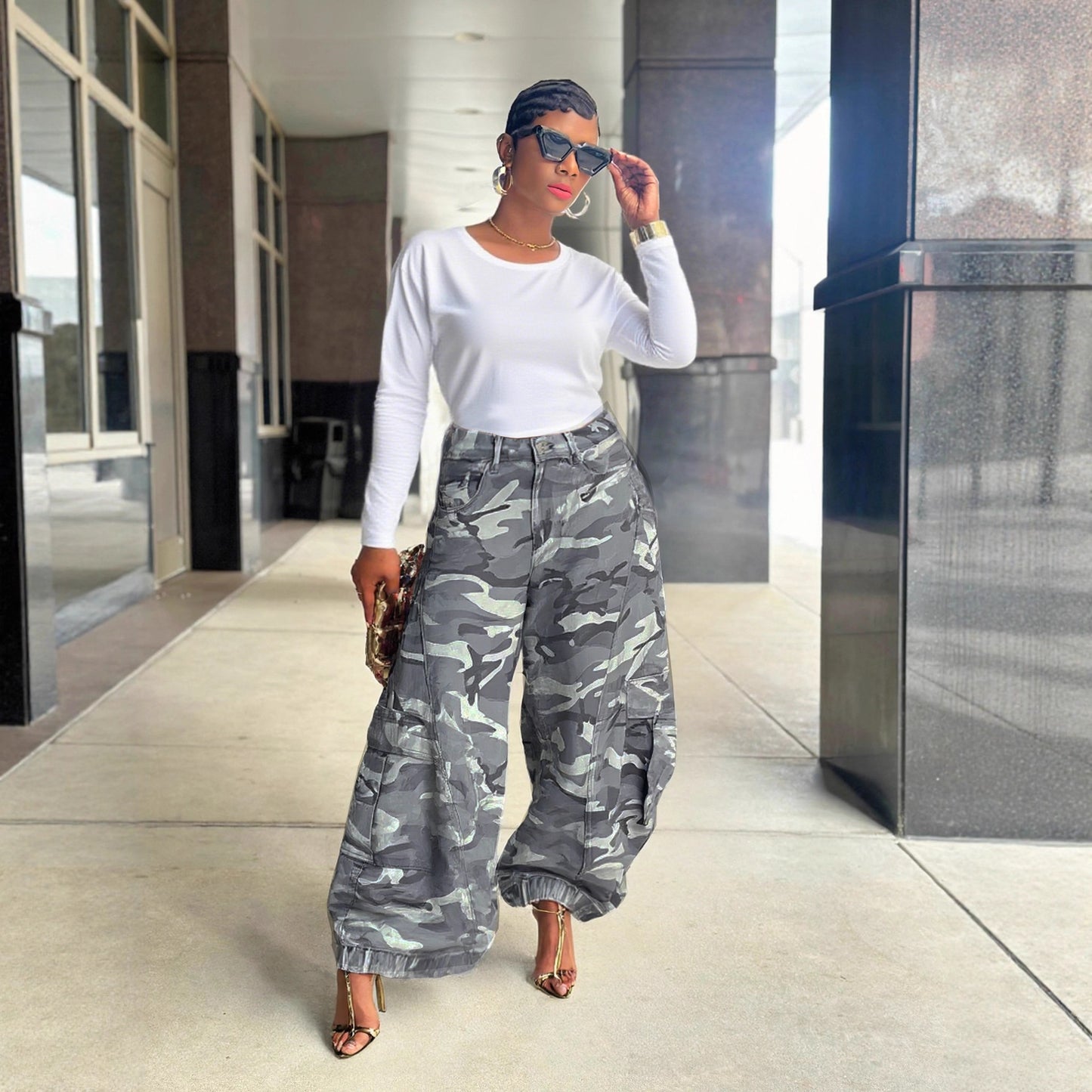 Terrain Split Cargo Jeans