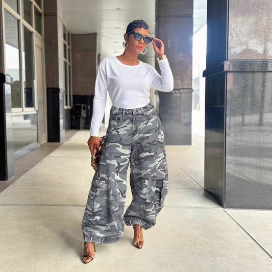 Terrain Split Cargo Jeans