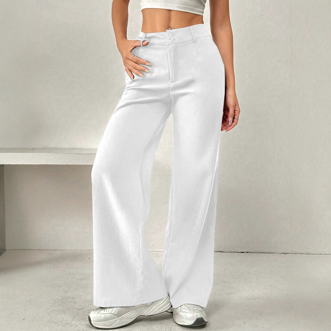 Linear Ease Straight-Leg Pants
