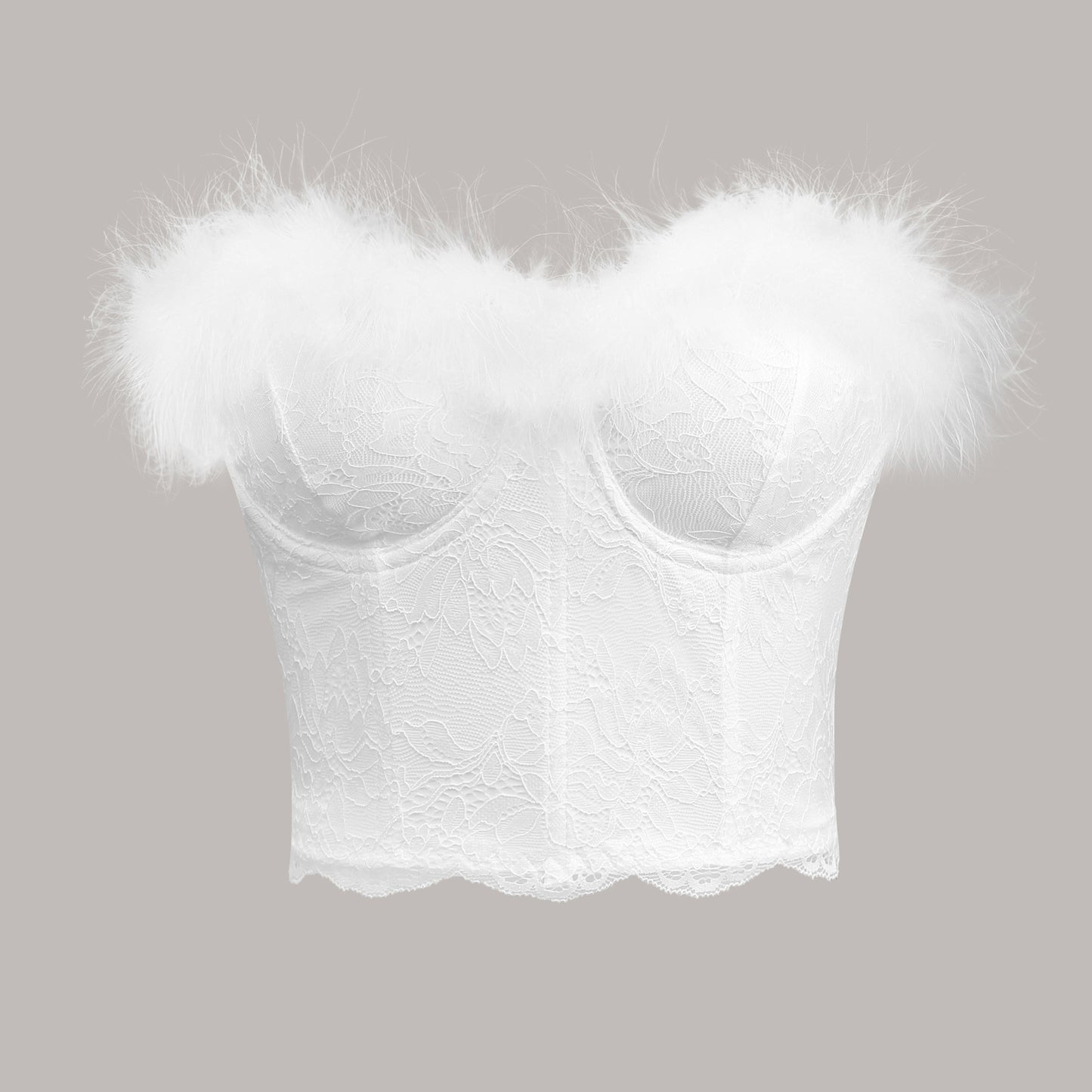Feather Noir Corset