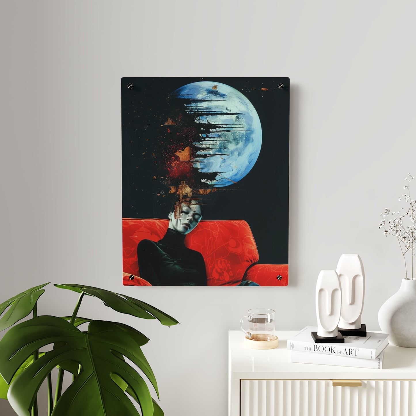 Lunashade Reverie | Modern Acrylic Wall Art Panels, Home Decor, Unique Wall Decor, Abstract Art, Gift for Art Lovers, Contemporary Wall Art