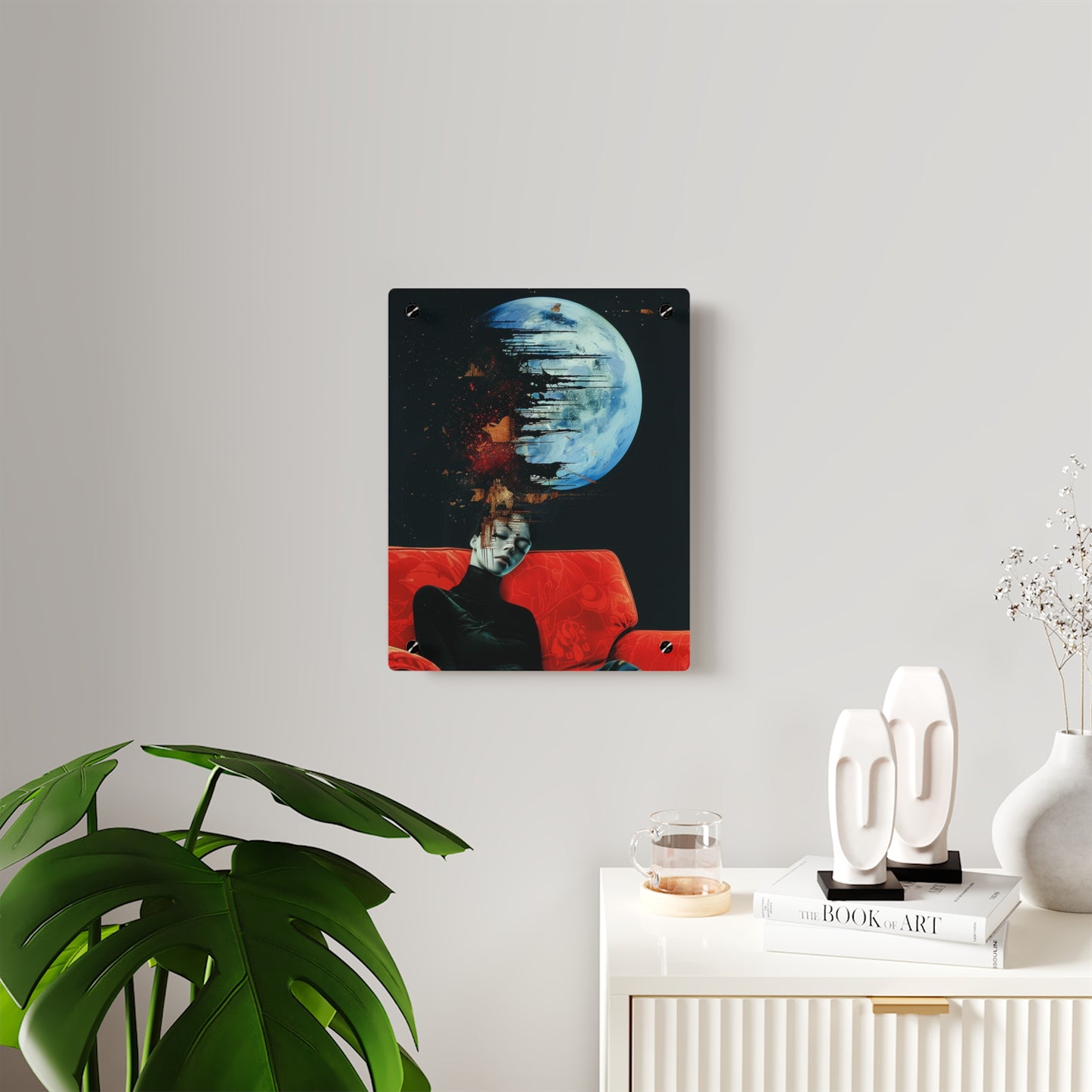 Lunashade Reverie | Modern Acrylic Wall Art Panels, Home Decor, Unique Wall Decor, Abstract Art, Gift for Art Lovers, Contemporary Wall Art