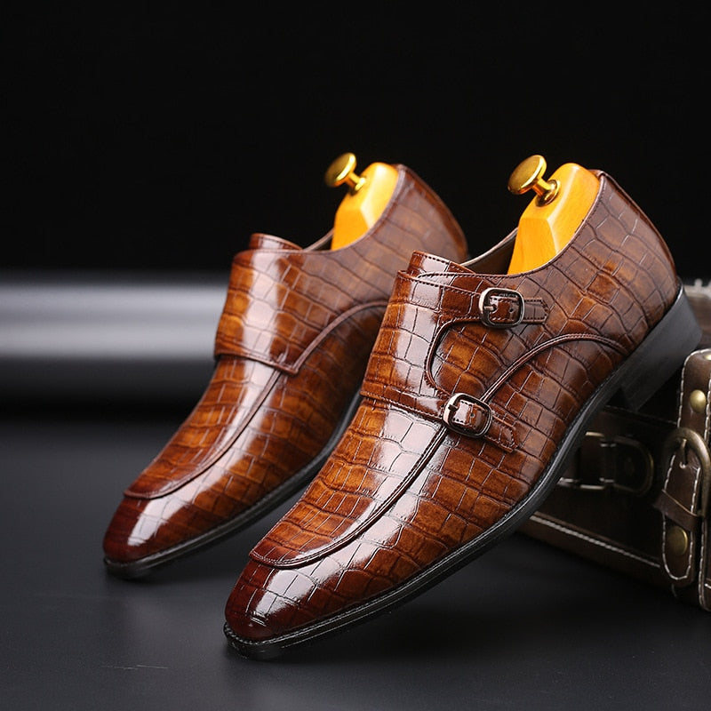 Crestline Embossed Dress Shoes