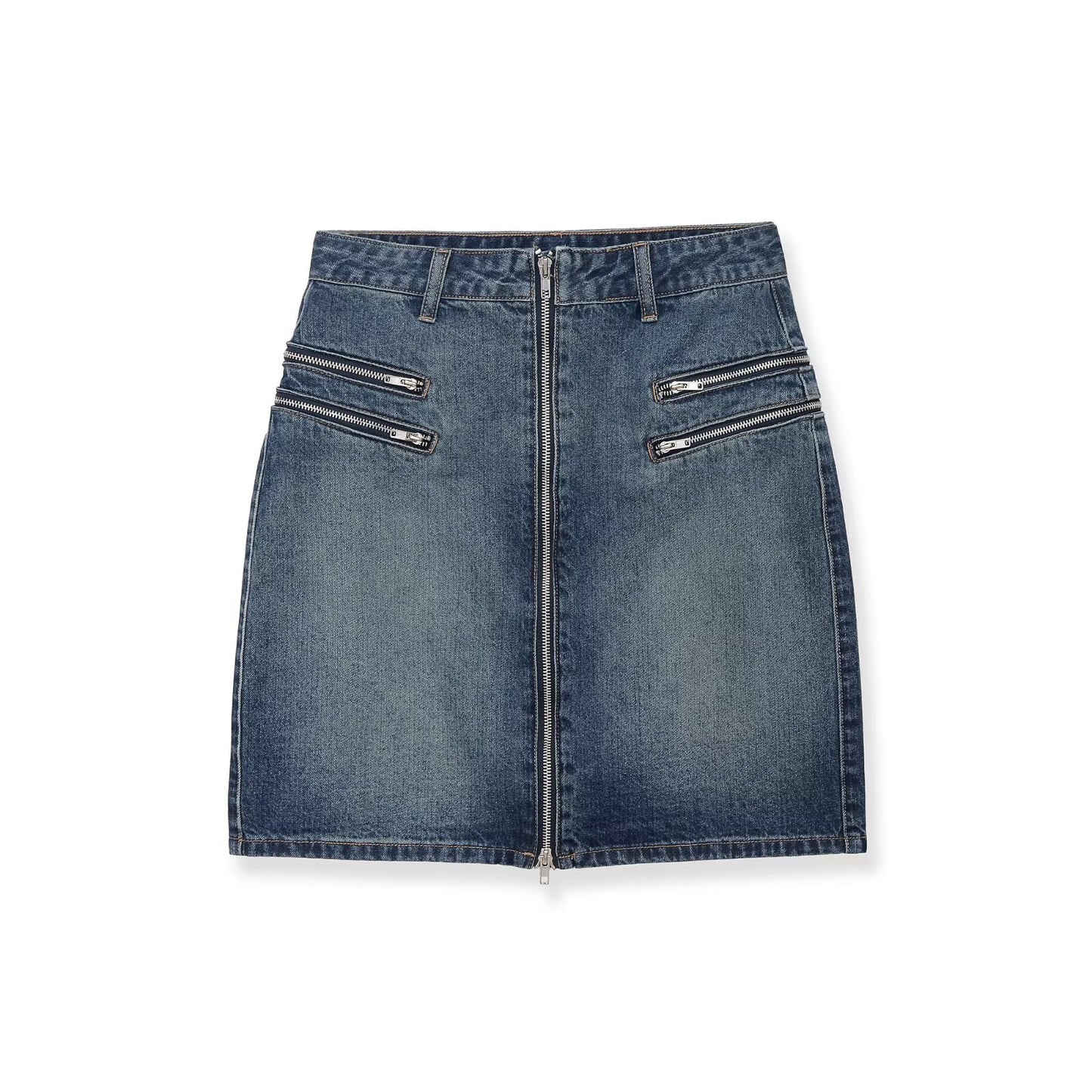 Harbor Wash Denim Mini Skirt