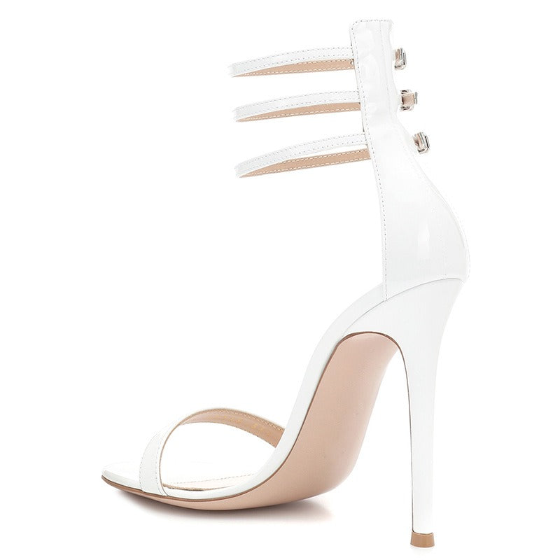 Cagework Buckle Heels