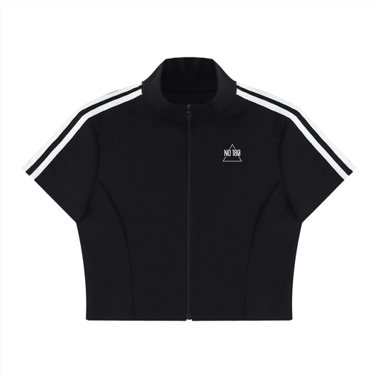 No 180 Velocity Zip Crop