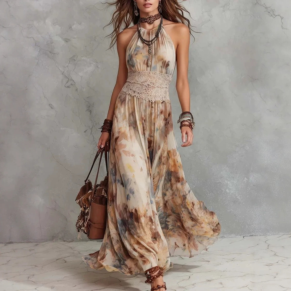 Solstice Floral Maxi Dress