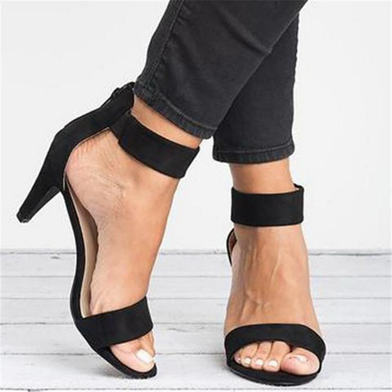 Wildmark Buckle-Strap Block Heels