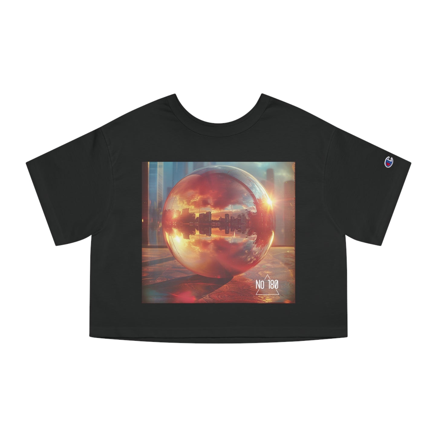 Echoes in the Crystal Crop Tee