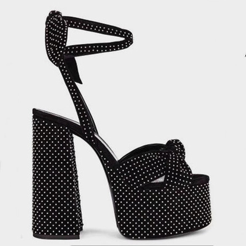 Statement Bow Platform Sandals