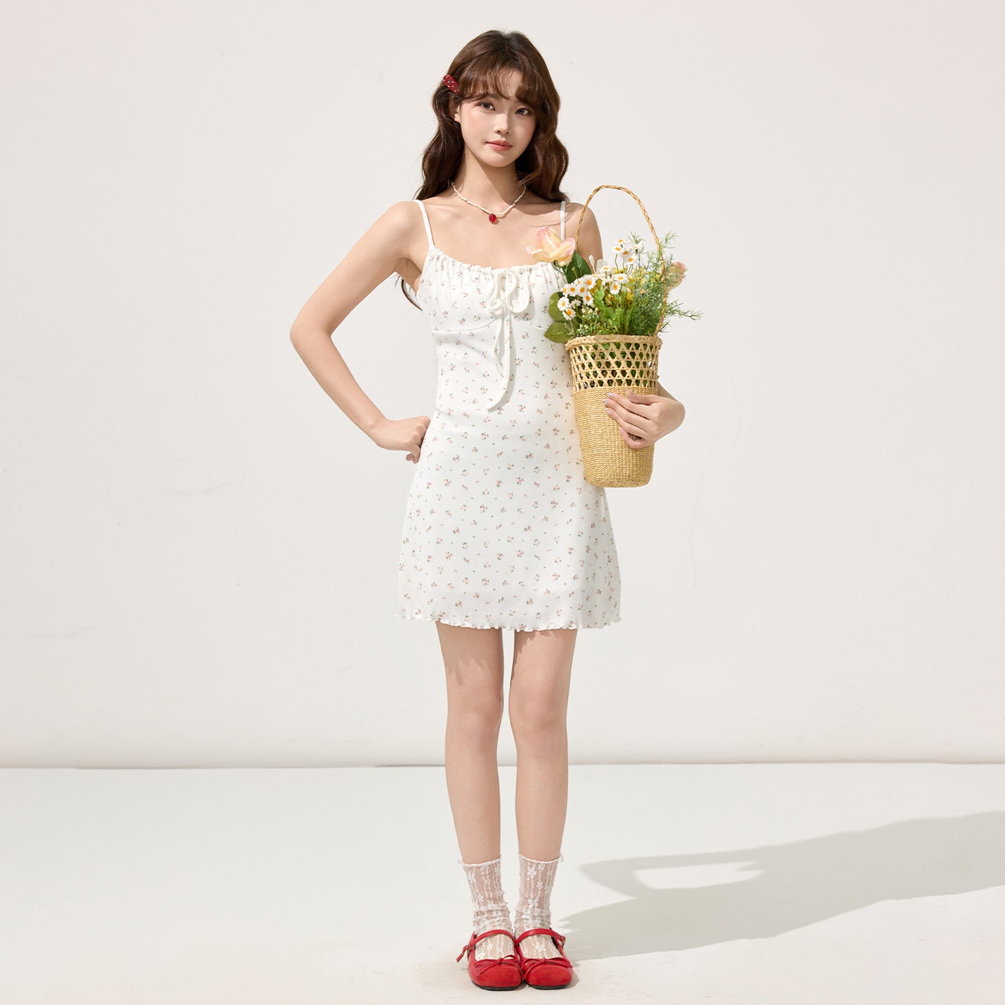 Ivory Blossom Bodycon Dress