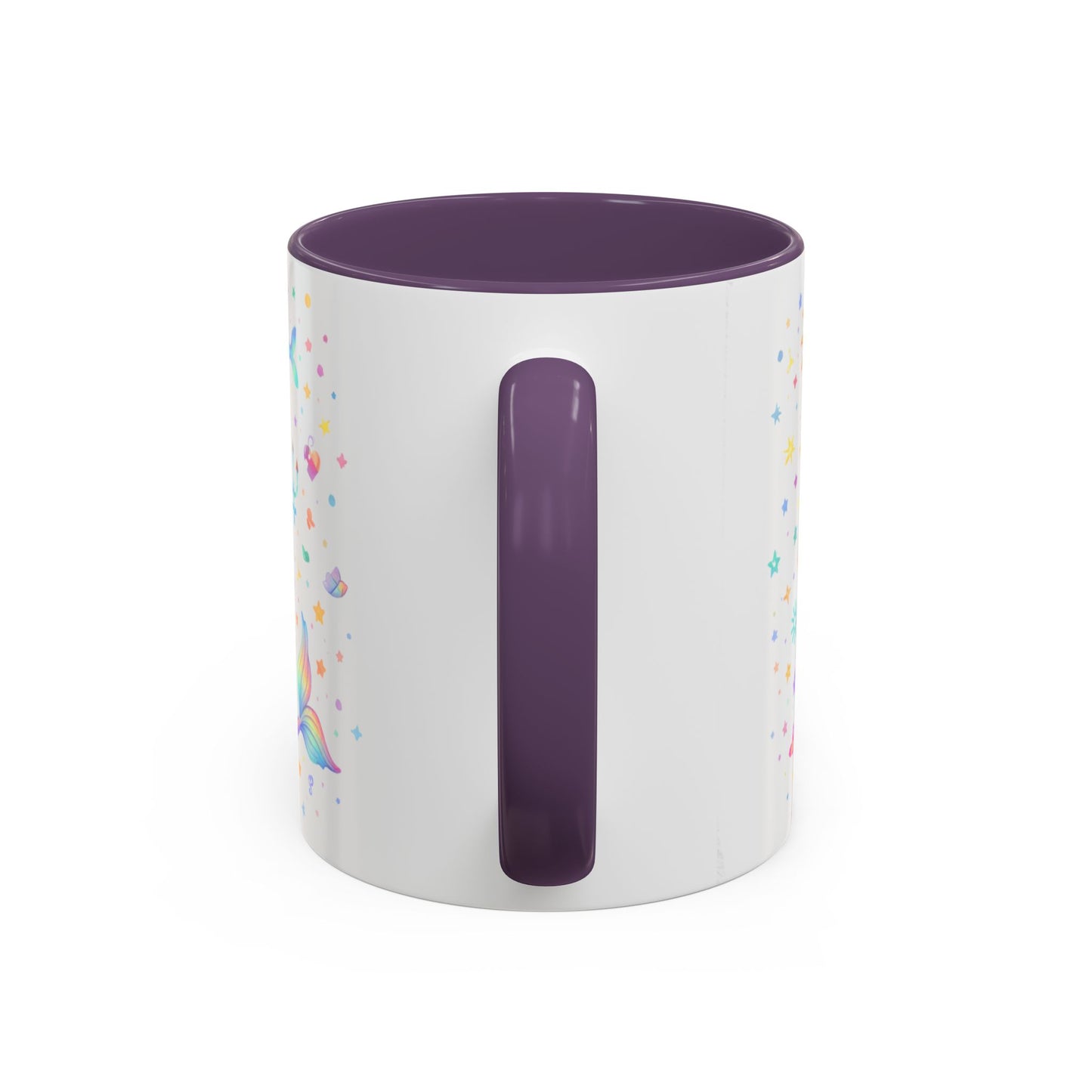Pisces Mermaid Accent Coffee Mug
