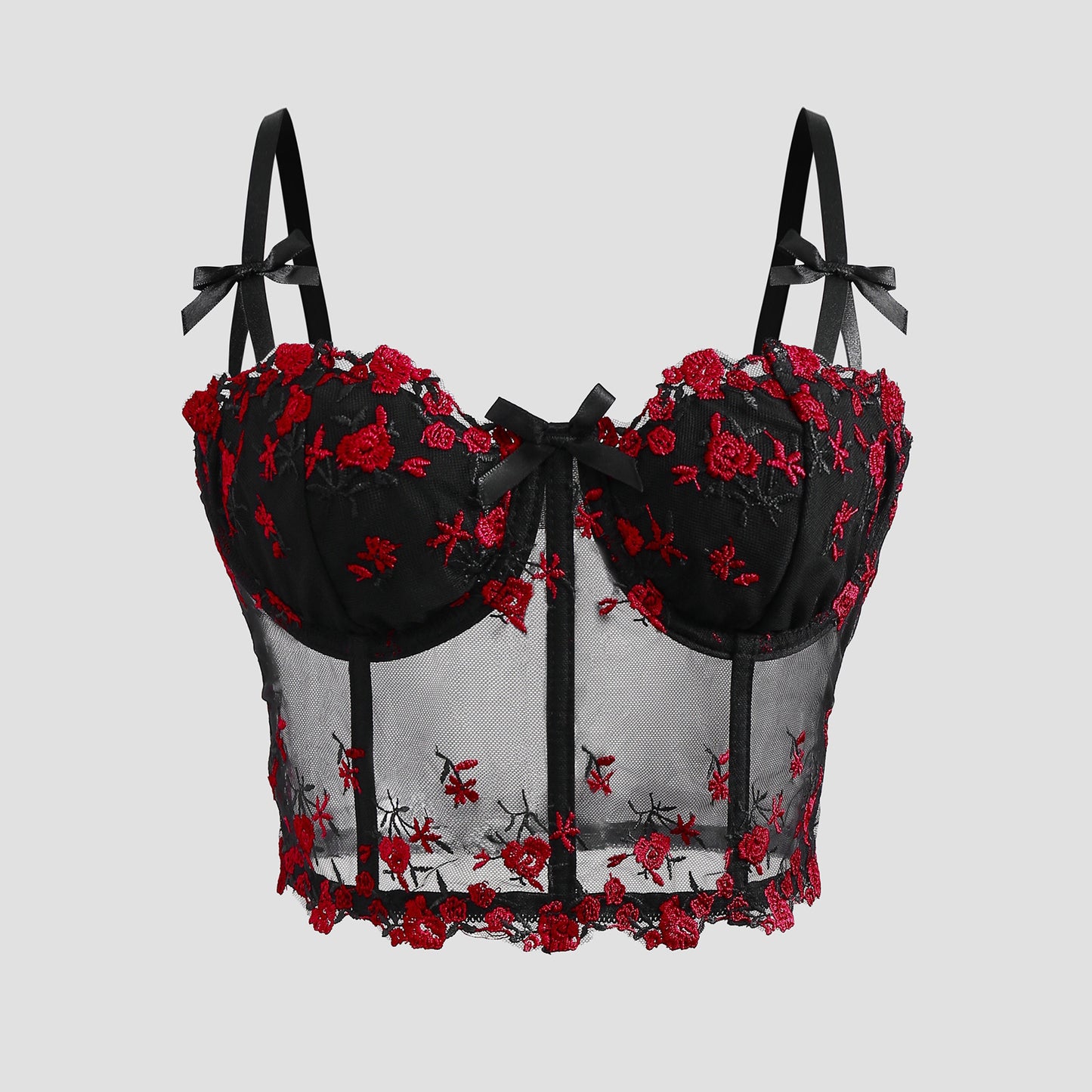 Rosette Bloom Bustier