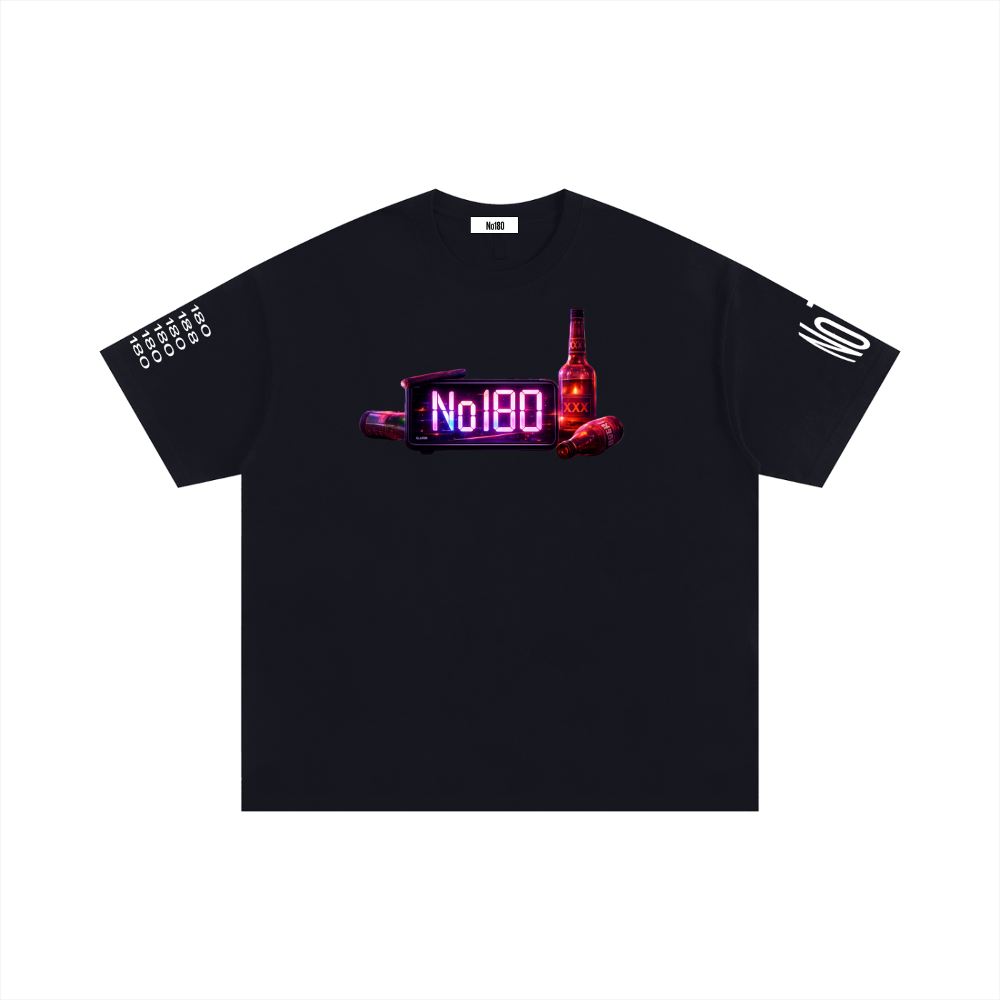 No 180 Midnight Ride Oversized Tee