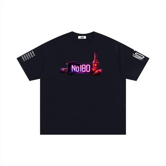 No 180 Midnight Ride Oversized Tee