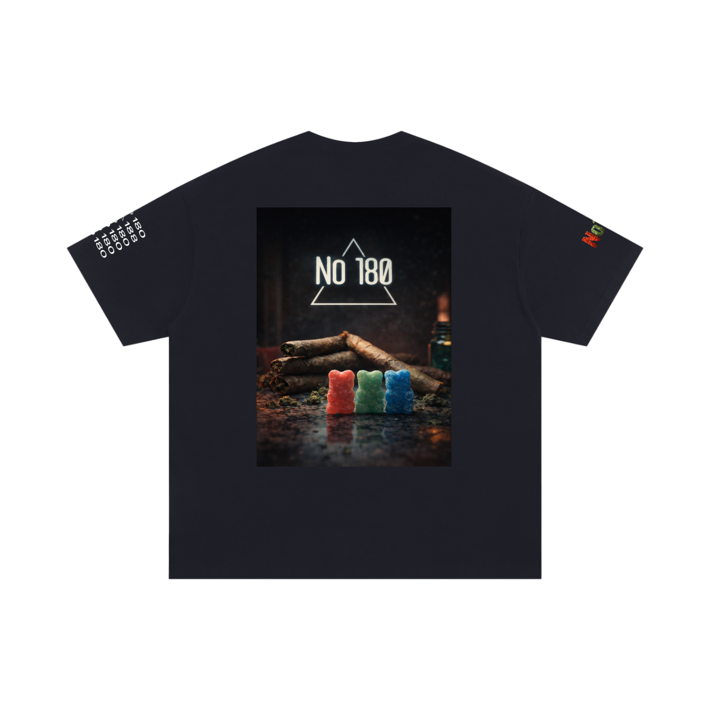 No 180 Baked Gummy Session Oversized Tee