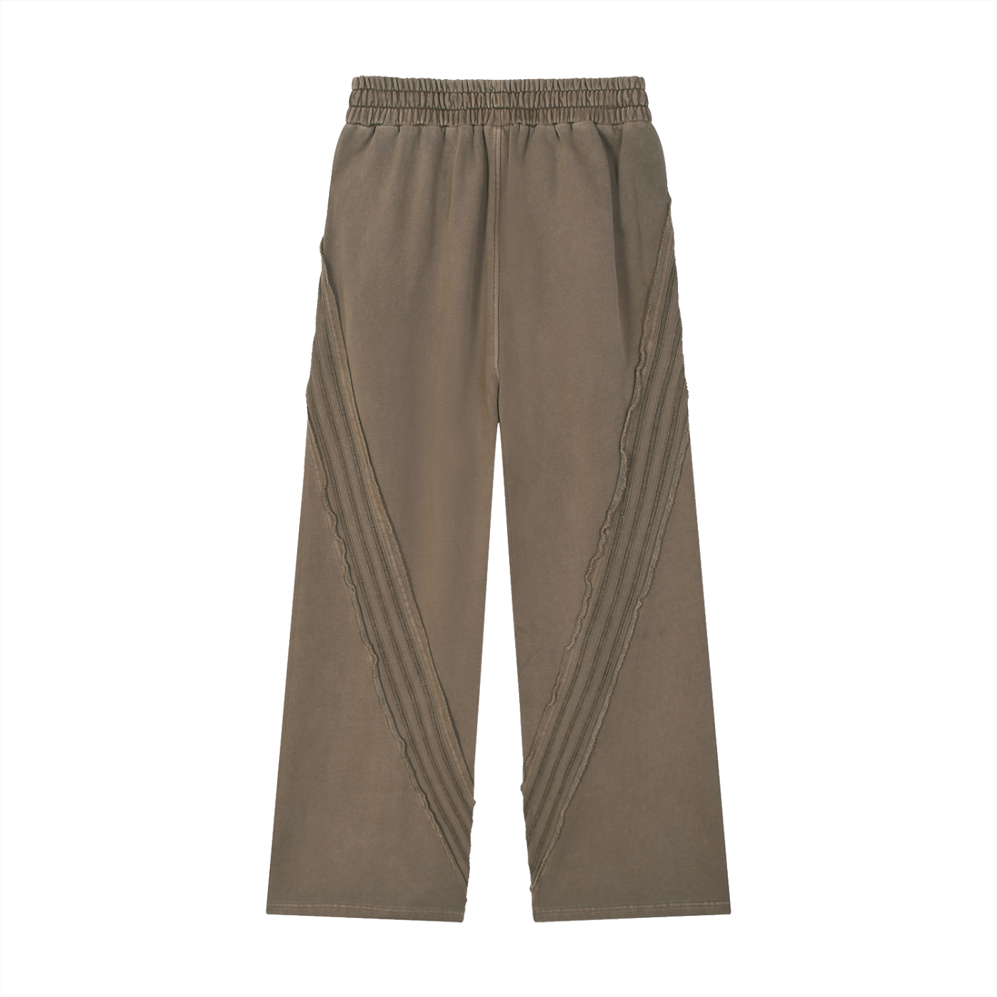 No 180 Snow Wash Raw Edge Sweatpants